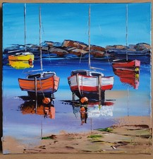 HUILE SUR TOILE  (30X30 CM)