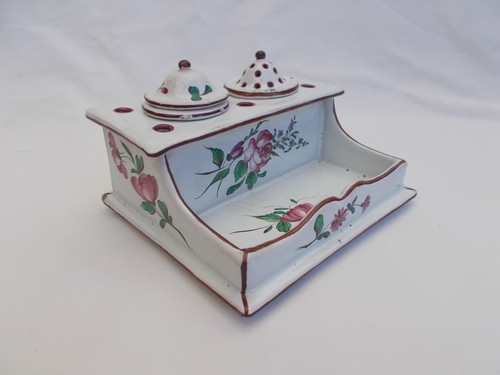 Encrier ancien faience - faience, l