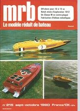 1912 CURIOUS BOAT MODEL NO. 215 / HELICES IN THE MASS  