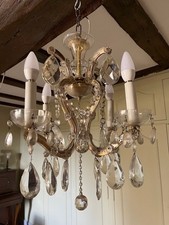 Lustre verre de venise et sa