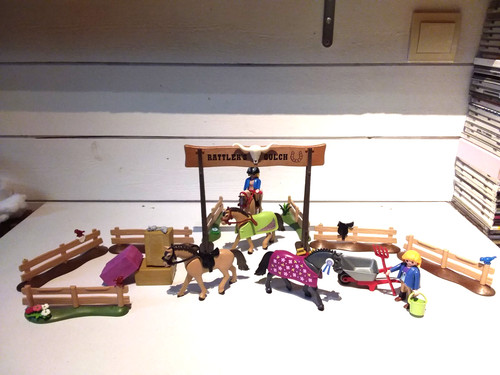 Playmobil lot chevaux centre - chevaux,