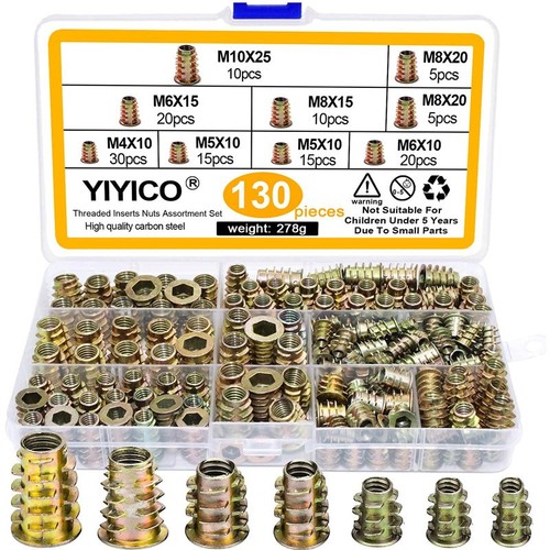 Coffret 130 inserts - , filetés