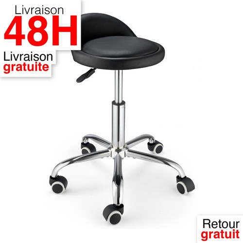 Tabouret pivotant réglable - , en