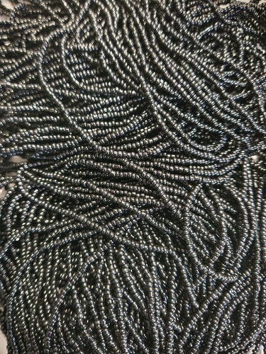 Lot perle rocaille noire - rocaille,