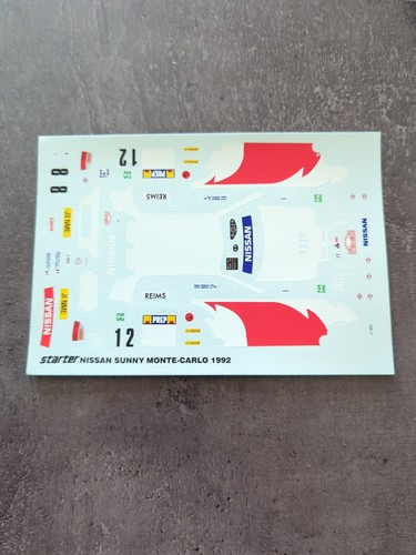 Decal nissan sunny rallye - nissan,