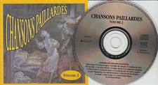 CHANSONS PAILLARDES Volume 2 (CD 1995) 18 Songs French Album