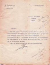 75 PARIS marbrier G RENOUVIN
