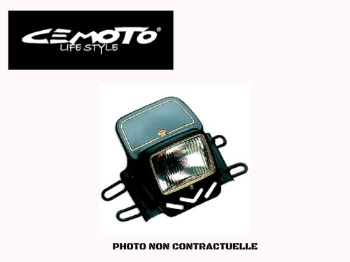 Plaque phare moto - phare, ce
