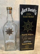 Jack Daniel’s 1954 Gold Medal Bottle w/box, Cork Stopper, Signed On Box & Bottle