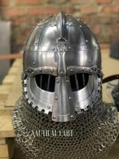Casque de bascinet de combat