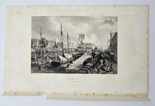 Gravure 1844 loire - gravure,