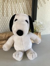 425⚜️ Old Plush Cuddly Toy The Dog Snoopy Applause Height 22 Cm Sitting