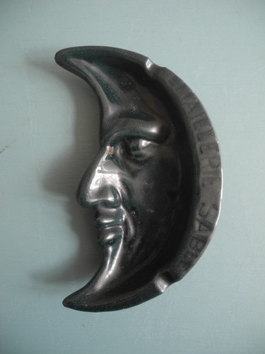 Cendrier lune fonte - cendrier,