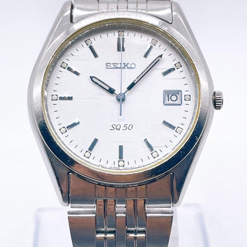 Seiko sq50 7n42 8070 - 7n42-8070, white