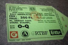 ticket )) RSC ANDERLECHT V