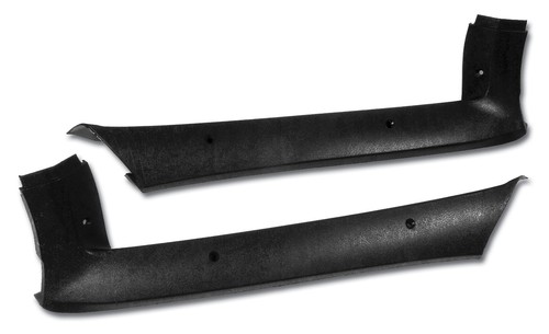 Corvette pillar posts black - c3,