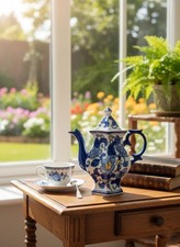 Théière Vintage Hexagonale