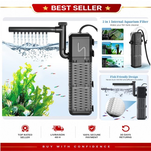 Filtre aquarium aqqa - 800, l/h