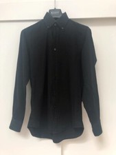 Chemise noire pour homme col