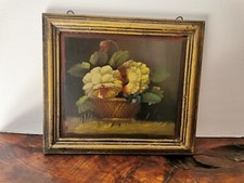 Peinture à l'huile sur bois