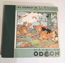 Rabier Les animaux de La Fontaine Coffret 6 disques Ed. ODEON BE