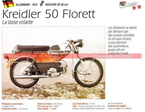 Kreidler florett 1972 - kreidler, 50