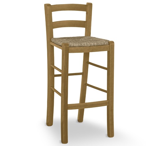 Tabouret bois teinté - tabouret, en