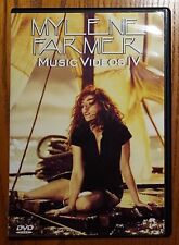 French MYLENE FARMER MUSIC VIDEOS IV PAL DVD See Pics FREE SHIPPING Very Good
