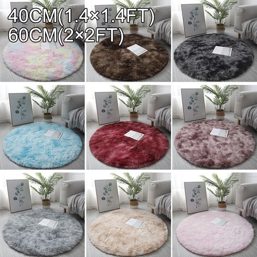 Rond tapis shaggy pour - tapis,