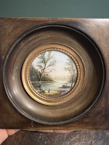 Tableau peinture miniature - tableau,