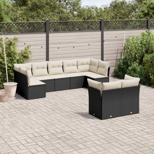 Salon jardin avec coussins - jardin,