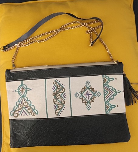 Sac main cuir bandoulière - à,