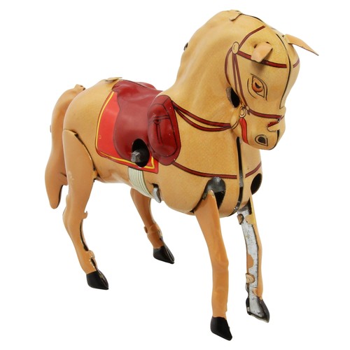 Jouet étain cheval en - étain,