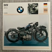 BMW 200 R 2 Touring 1931 Germany Edito Service Atlas Motorcycle Card