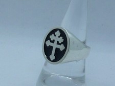 LORRAINE CROSS RING 925 SILVER LORRAINE CROSS RING ST. SILVER MAGNUM PI MINI