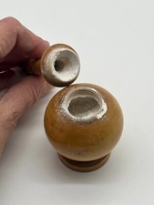 Turned Boxwood Talc Burette - 19th Century ?