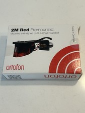 Genuine Ortofon 2M Red Cartridge Premounted Aligned On SH-4 Style 10 hours