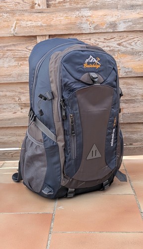 Sac dos randonnée bleu - sac, de