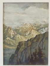 Paysage de montagne. La neige