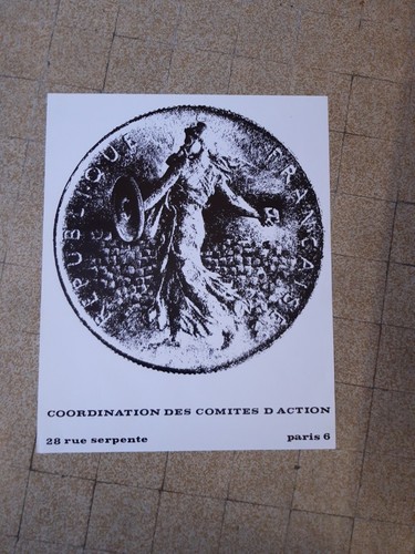Affiche litho originale mai - originale,