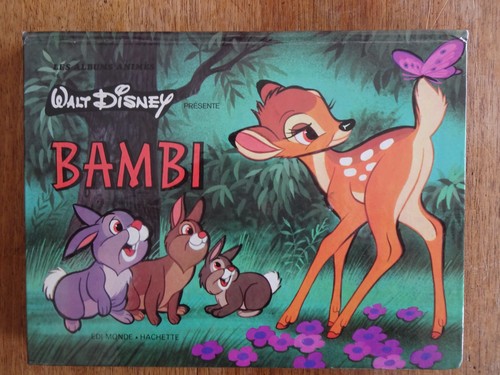 Bambi walt disney - walt, livre