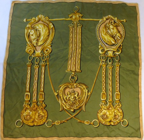 Foulard vintage 100 soie - vintage, 100%