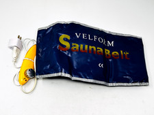 Velform Sauna Belt Weight Loss Adjustable One Size Long Uk Plug w/ US Adapter