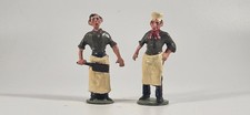 Heco Tinplate A.W. Williams Military Figures WW1 Master Gyppos Mess Cooks RARE