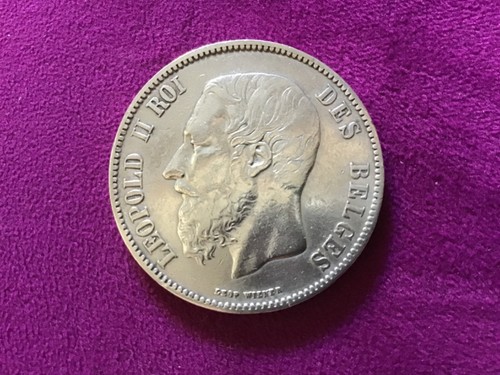 Francs argent leopold - 5,
