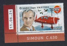 (USA) Timbre Poste Aérienne 2024 - André Japy issus du feuillet - lartdesgents T