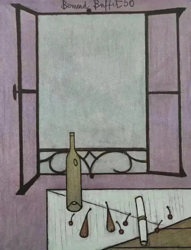 Bernard buffet lithographie - buffet,