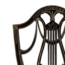 6 Chaises Hepplewhite (vers 1780 anglais)