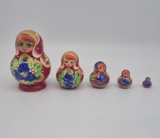 Lot of 5 Russian Matryoshkas