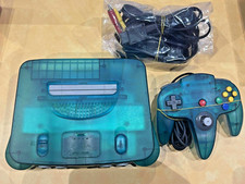 Console Nintendo 64 Clear Verte/green Translucide Complète avec manette NUS-001